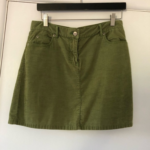 J. Crew Dresses & Skirts - J.Crew green corduroy skirt